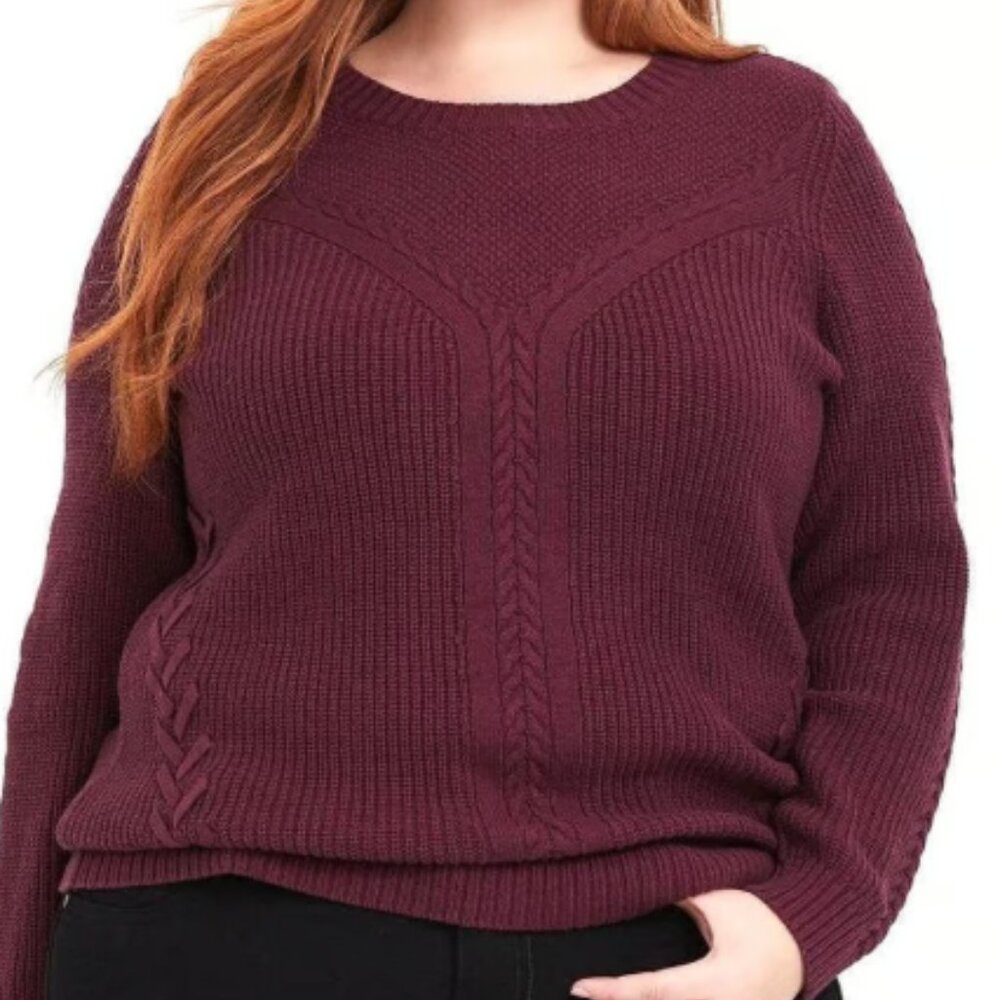 Torrid Maroon Outlander Sweater 4x